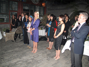 An inspired audience of supporters - First Year Anniversary Cocktail Party – April 2009